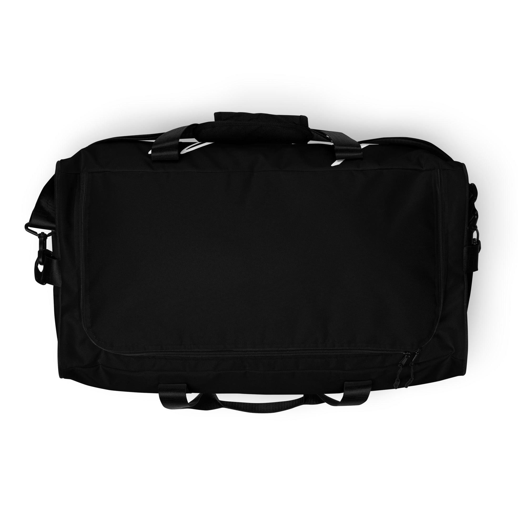 Signature Duffle Bag White on Black - Hiller Signature